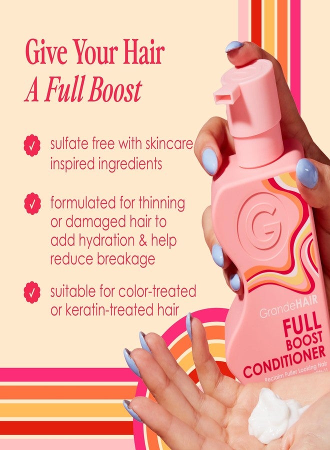 Grande Cosmetics Conditioner For Women, Cleanses, Exfoliates & Reduces Fallout For Fuller-Looking Hair, Sulfate-Free (8.12 oz) - Image 5